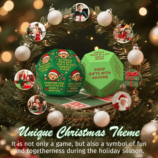 🔥Christmas Sales - Buy 2 Get 1 Free!!🎁Hilarious Christmas Gift Exchange Party GameDice🎲🎄