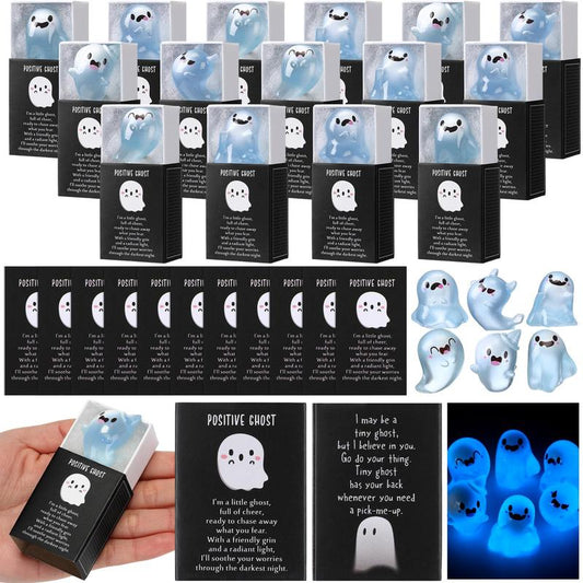 🎃Halloween Sale 50% Off👻Glow in the Dark Mini Ghost Figures with Box