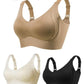 🏆 Last Day Special Price £7.99 ! +FREE GIFT 💕 Subtle Striped Seamless Bra with W-Support – Comfort & Style!