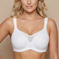 ⏳HOT SALE -BUY 1 GET 1 FREE !!!🖤Women's Elegant Sheer Full Coverage Non-padded Plus Size Bra, Breathable Mesh Large Size Lingerie, Support Comfort Everyday Bra
