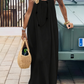 💃LAST DAY SAEL 50% OFF!!✨Women's Solid Color Backless Cami Dress💕