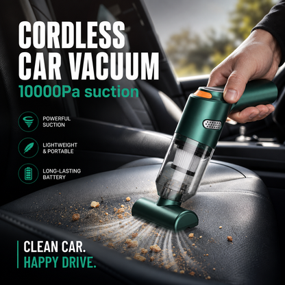 🔥LAST DAY SALE 60% OFF⚡High-Power Cordless Vacuum Cleaner Kit for Car🚗Strong Suction💨Rechargeable Handheld⚡Full Accessory Car Interior Cleaner