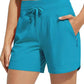 ⏰Last Day Promotion-60% OFF❄️Women's Swim Board Shorts High Waisted Quick Dry UPF 50+ Swimming Bottoms with Pockets
