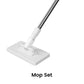 🔥Last Day Sales 70% OFF🧹Extendable Telescopic Disposable Flat Clip Mop with 4 Reusable Cloths💦, 360° Swivel Lightweight Floor Mop