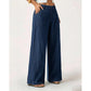 🥳2026 HOT SALE 50% OFF! 🥳💞50K+ SOLD!🌸Women's Cotton Linen Palazzo Pants Summer Flowy Wide Straight Leg Beach Trousers With Pocket Casual Solid Color Soft Elastic High Waist Lounge Pants