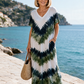 ⏰Last Day Sale 49% Off💃Casual Loose Printed V-Neck Long Dress
