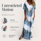 ⏰Last Day Sale 49% Off💃Casual Loose Printed V-Neck Long Dress