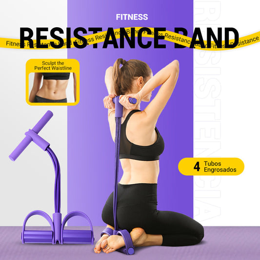 🏆Last Day Special Price £7.99!!⚡💪Multi-functional Pedal Resistance Band Trainer – Portable Foot Pedal Fitness Equipment for Home Gym🌿🏠