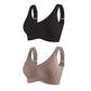 🏆 Last Day Special Price £7.99 ! +FREE GIFT 💕 Subtle Striped Seamless Bra with W-Support – Comfort & Style!