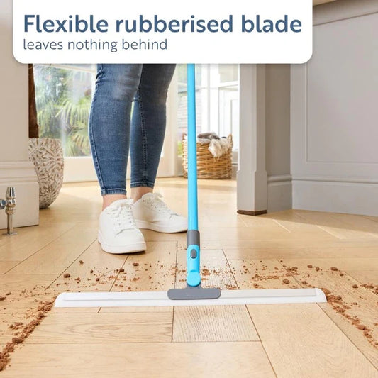 🧼LAST DAY SALE: Only £10.99! 🔥🔥Minky Flexi Edge Sweeper: Multi-Surface Cleaning for Floors, Carpets & Windows– UK Ready! 🇬🇧