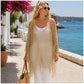🏆Last Day £8.99!!💐Summer Metallic Crochet Cover-Up – Lightweight, Flowy & Effortlessly Stylish summer outfit