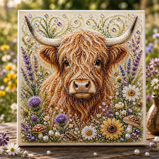 🏆 Last Day Special Price £8.99🦬✨ Highland Cow Pearl Art DIY Kit – Relaxing DIY Craft to Create Stunning Coastal Artwork.Create stunning farmhouse artwork – a peaceful creative escape! 🏡✨