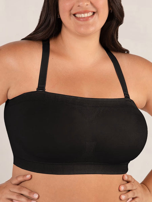 ⏳LAST DAY SALE ONLY ￡10.99!!🔥 No-Slip Convertible Bandeau – 3-Way Wear, Wire-Free & Trusted by 50K+ Women👙