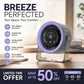 🏆2026 Desk Fan –USB Rechargeable with LED Display 📊 | 100 Speeds, 120° Tilt & Full Oscillation ↔️ | Ultra-Quiet for Bedroom 😴, Office 🖥️ & Camping 🏕️ | Up to 24H Battery ⚡