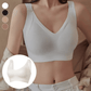 🏆 Last Day Special Price £7.99 ! +FREE GIFT 💕 Subtle Striped Seamless Bra with W-Support – Comfort & Style!