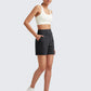 ⏳HOT SALE 49% OFF🔥 Women's High-Waist Bermuda Shorts with Pockets 🎯 | Running Yoga Casual Activewear 😎 | Buy 2 FREE Shipping – UK Stock! 🇬🇧