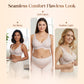 💗LAST DAY SALE 50% OFF⚡50K+ SOLD!!💕Jelly Wireless Womens Comfortable Wireless Bras Push Up Bralettes Seamless Tshirts Bras Deep V Everyday Bras