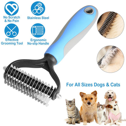 🐾 BUY 2 Get 1 Free💥🏆 Professional Deshedding Tool For Dogs And Cats – Gentle On Skin, Efficient Grooming & Comfortable Grip Design ✂️🔥