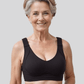 🏆 Last Day Special Price £7.99 ! +FREE GIFT 💕 Subtle Striped Seamless Bra with W-Support – Comfort & Style!