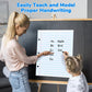 📝FLASH SALE ￡6.99! 🧑‍🏫Lined Magnetic Dry Erase Whiteboard – Smudge-Free Wipeable Surface, Sticks To Fridges & Steel Cabinets!💕Perfect for Teaching, Writing Practice, To-Do Lists & Daily Planning( ✨ Write, Wipe & Reus)