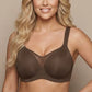 ⏳HOT SALE -BUY 1 GET 1 FREE !!!🖤Women's Elegant Sheer Full Coverage Non-padded Plus Size Bra, Breathable Mesh Large Size Lingerie, Support Comfort Everyday Bra