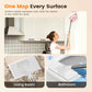 🔥Last Day Sales 70% OFF🧹Extendable Telescopic Disposable Flat Clip Mop with 4 Reusable Cloths💦, 360° Swivel Lightweight Floor Mop