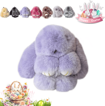 🎁Easter Best Gift  70% Off💥🐰【BunnyLulu】Soft Plush Bunny Keychain – Comfort Toy in Tin Box🎁Easter Sweet Surprise