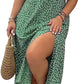 💗2026 New arrival 49% OFF💗Plus Size Split Floral Print Boho Maxi Dress