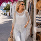 🏆Last Day £8.99!!💐Summer Metallic Crochet Cover-Up – Lightweight, Flowy & Effortlessly Stylish summer outfit