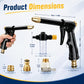 💞Only ￡5.32/pcs🔥BUY 2 Get 1 Free(3 pcs)🏆JetSmart™ Upgraded High-Pressure Water Jet Gun💦Ergonomic Grip • Booster Nozzle • Hose Included-Powerful Car Wash🚗 Garden Watering🌻Effortless to Use!👍🇬🇧