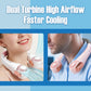 🥳2026 HOT SALE🥳💨 50% OFF!🍃 Neck Air Conditioner Fan – Ultra‑quiet, 360° rotating, 3 speeds. Hands‑free cooling, long battery. Summer essential! 😎🌬️