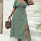 💗2026 New arrival 49% OFF💗Plus Size Split Floral Print Boho Maxi Dress