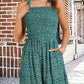 🏝️LAST DAY SALE 60% OFF:ONLY ￡12.99‼️⚡50K+ SOLD💕💃Women's Summer Square Neck Sleeveless Loose Casual Short Smocked Romper