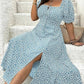 💗2026 New arrival 49% OFF💗Plus Size Split Floral Print Boho Maxi Dress