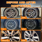 ⛵ Limited-time Sale: ONLY ￡9.99 & Buy 2 get 1 Free!! 🌱Wheel and Rim Cleaning Spray, Rust and Dirt Remover, Purple-Tinted Rust Remover, All-Purpose Wheel Rust Remover