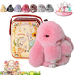 🎁Easter Best Gift  70% Off💥🐰【BunnyLulu】Soft Plush Bunny Keychain – Comfort Toy in Tin Box🎁Easter Sweet Surprise