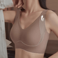 🏆 Last Day Special Price £7.99 ! +FREE GIFT 💕 Subtle Striped Seamless Bra with W-Support – Comfort & Style!