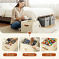 ⏰🔥LIMITED TIME 49% OFF! 👟 Fabric Shoe Organizer Storage Box – Foldable, Large Capacity, Dustproof & Breathable for Closet & Bedroom 🧺✨-UK