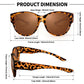 🎉LIMITED SALE：ONLY ￡7.99!!😎UV400 Protection Fit Over Glasses Sunglasses