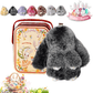 🎁Easter Best Gift  70% Off💥🐰【BunnyLulu】Soft Plush Bunny Keychain – Comfort Toy in Tin Box🎁Easter Sweet Surprise