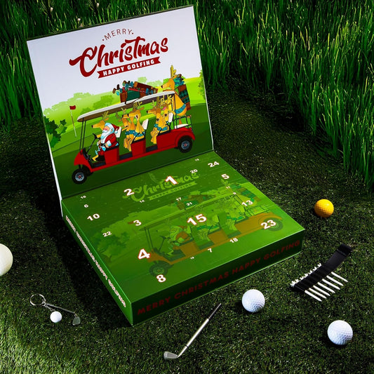 🎅 Early Christmas Sale🎅2026 Christmas Countdown Advent Calendar For Golfers With Socks Pop Socket