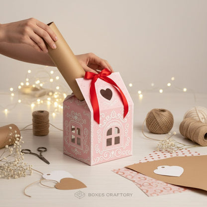 🌲Christmas Wonderland Cottage🎁Gift Box