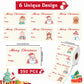 🎁Early Christmas Sale 70% OFF!!🎄✨Christmas Gift Tags & Wrapping Paper Set - Holiday Present Labels🎁