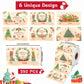 🎁Early Christmas Sale 70% OFF!!🎄✨Christmas Gift Tags & Wrapping Paper Set - Holiday Present Labels🎁