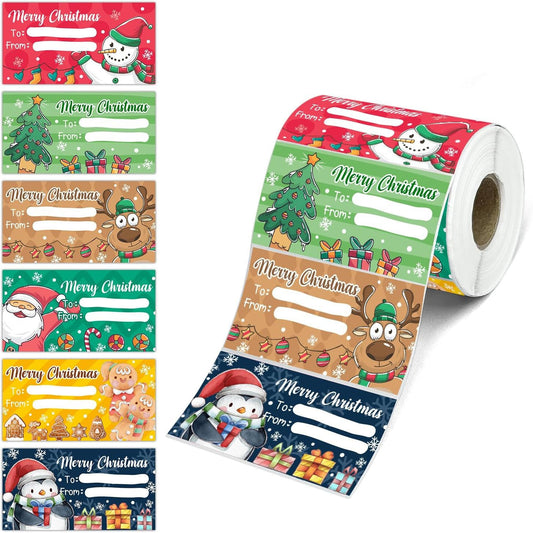 🎁Early Christmas Sale 70% OFF!!🎄✨Christmas Gift Tags & Wrapping Paper Set - Holiday Present Labels🎁