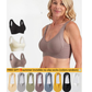 🏆 Last Day Special Price £7.99 ! +FREE GIFT 💕 Subtle Striped Seamless Bra with W-Support – Comfort & Style!