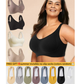 🏆 Last Day Special Price £7.99 ! +FREE GIFT 💕 Subtle Striped Seamless Bra with W-Support – Comfort & Style!