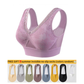 🏆 Last Day Special Price £6.99+Free Gift💐🎉Women's Elegant High-Support Pure Cotton Buttonless Comfy Lifting Bra