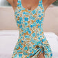 🔥Last Day Sale 50% OFF💃2026 Summer Seaside Trend Swimwear—Women's One Piece Tummy Control Tie Knot Swimsuit