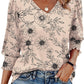 ⏰Limited Time Sale-50% OFF🏖️Womens 3/4 Sleeve T-Shirts Cute Crewneck Tees Blouses